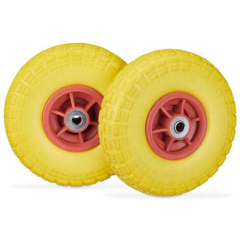 Set of 2 pu wheelbarrow tyres 4135 4