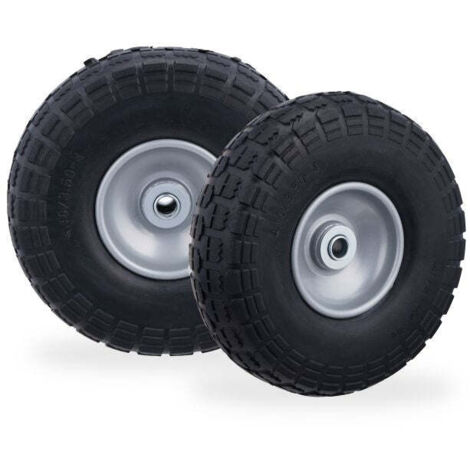 Set of 2 pu wheelbarrow tyres