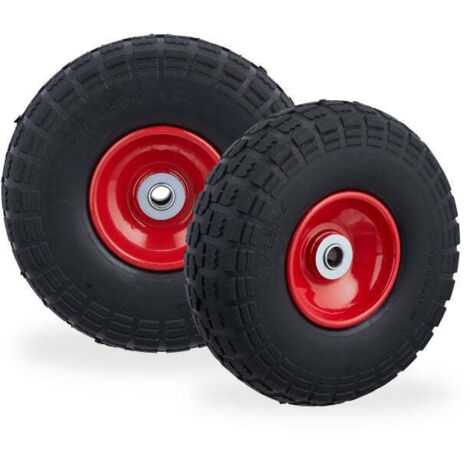 Set of 2 pu wheelbarrow tyres