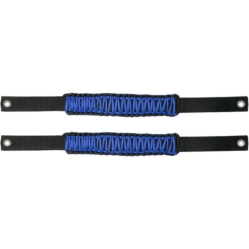 Set of 2 replacement paracord handles for Bronco Jeep - Premium polyester metal buckle - Heavy-duty 330 lb (158.8 kg) tensile strength - Easy