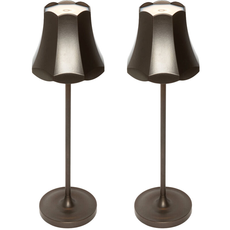 Image of Set of 2 Retro Table Lamps&hellip;