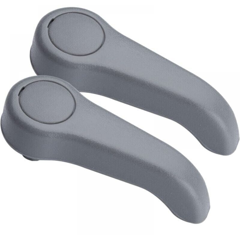 Ymyny - Set of 2 seat adjustment handles front grey for Renault Clio 2 Twingo 1 7701209658 7701470827
