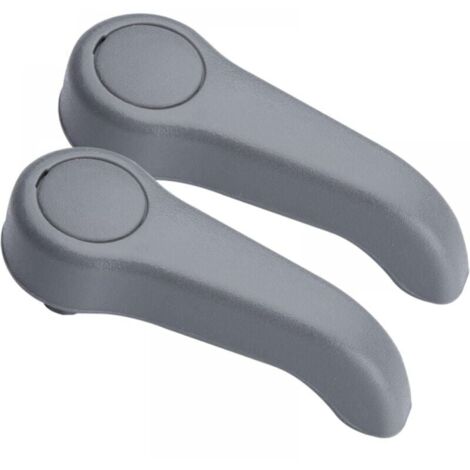 Set of 2 seat adjustment handles front grey for Renault Clio 2 Twingo 1 7701209658 7701470827 YMYNY