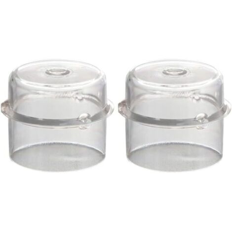 Set of 2 small replacement graduated jar lids for TM31