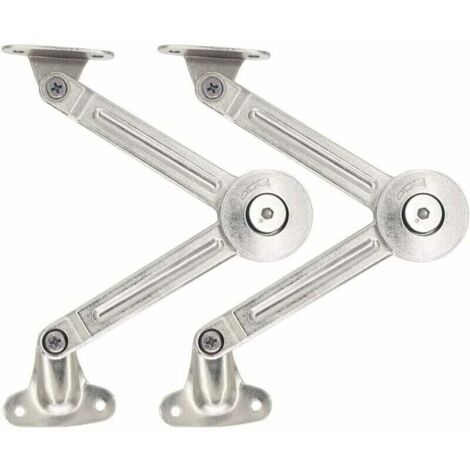 Set of 2 soft-close hinges for lift-up kitchen cupboard doors