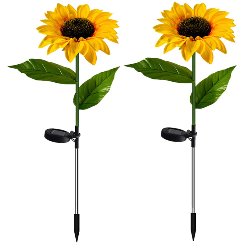 Image of Set of 2 solar stake lights&hellip;