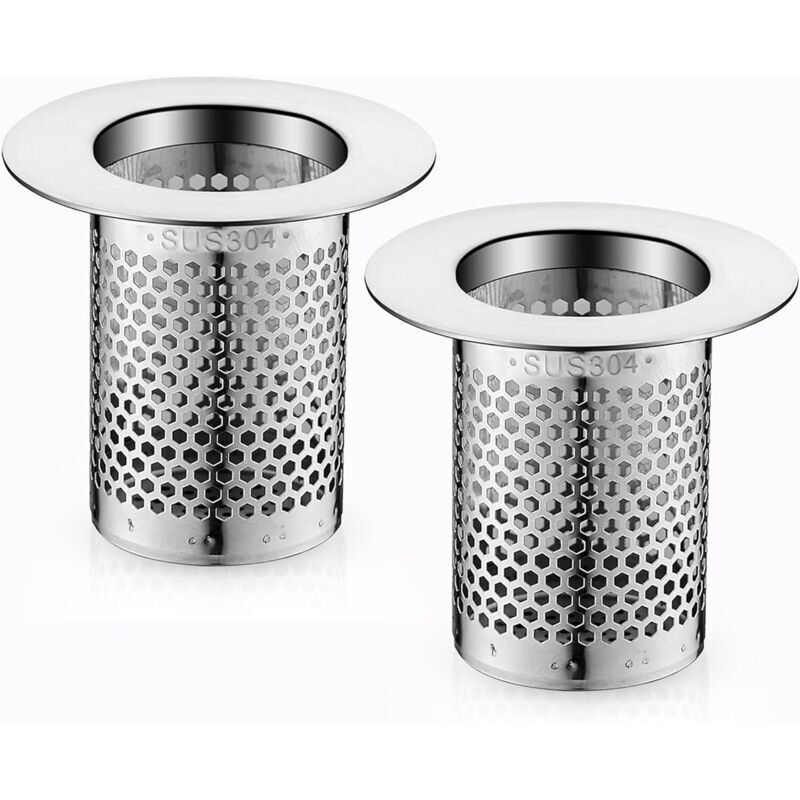 Image of Set of 2 Stainless Steel Strainers&hellip;