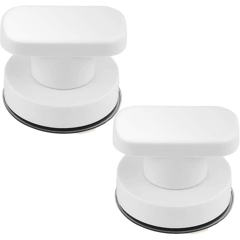 Set of 2 Strong Suction Cups Drawer Glass Mirror Wall Tile Handles Toilet Bathroom Door Pulls Glass Door Pull Adsorbent Handle and Knobs