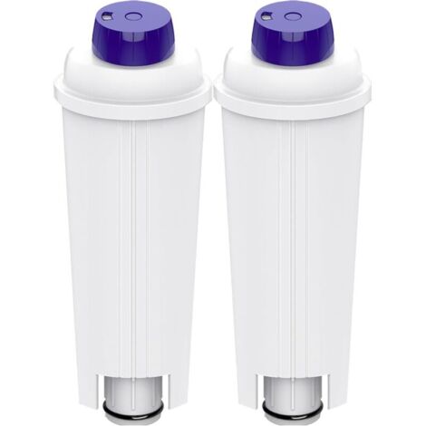Set of 2 Water Filters for DeLonghi Coffee Machines DLSC002 for De'Longhi ECAM, ETAM, EC, BC Series