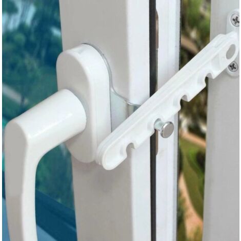 CSPARKV Set of 2 window restrictors for casement windows, white