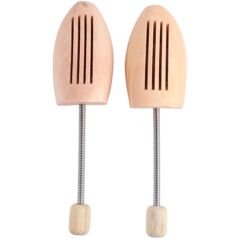 Image of Set of 2 wooden shoe trees,&hellip;