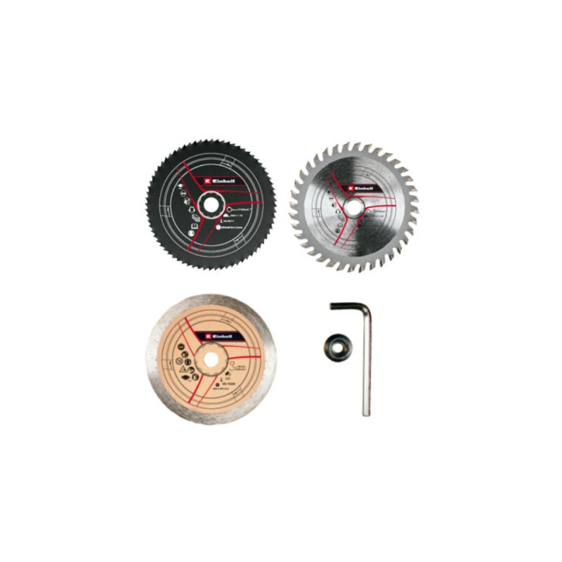 Set of 3 Einhell mini blades for circular saw - 49575915