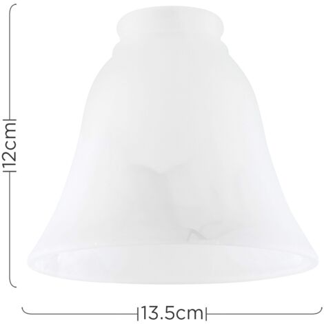X3 Frosted White Marble Effect Bell Ceiling Light Lampshades 18226 - Faux Alabaster Glass Shades Replacement X3 Frosted White Marble Effect Bell Ceiling Light Lampshades 18226 - Faux Alabaster Glass Shades Replacement