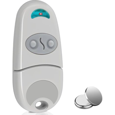 Set of 3 gate remote controls for ON2E, 2 channels, 433.92 MHz, secure rolling code, compatible with automatic receivers