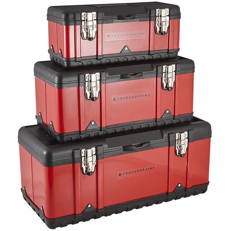 Laser Tool Bestseller Red Metal Toolbox Tool Box Cantilever 7 Tray Large  530mm