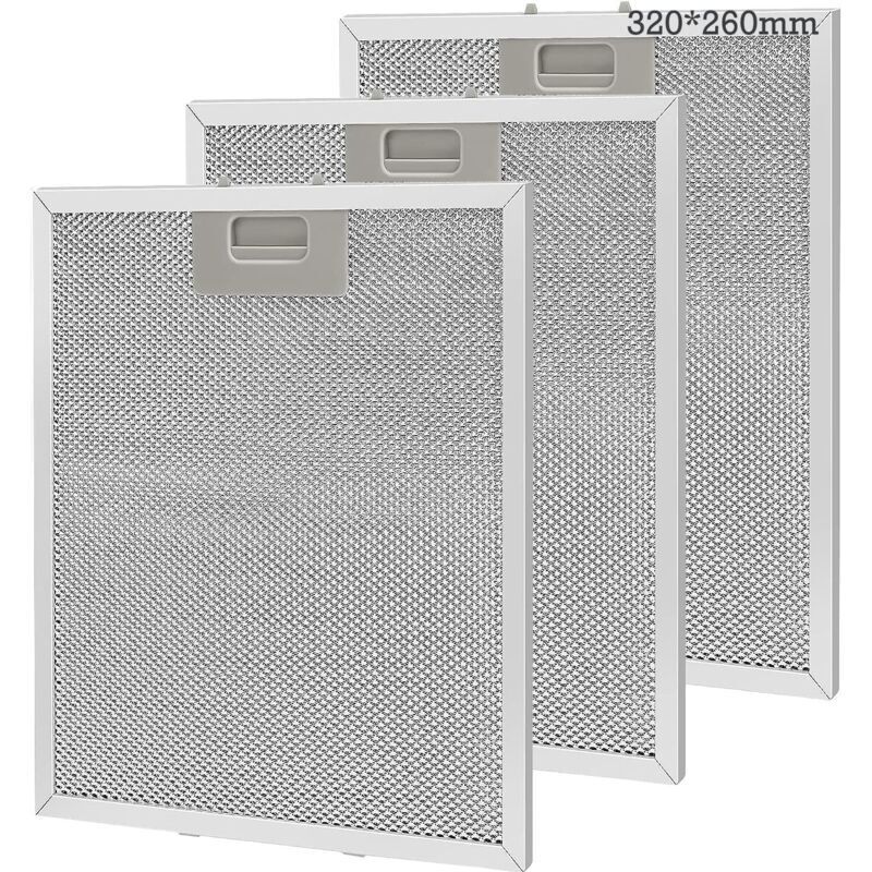 Image of Set of 3 metal grease filters&hellip;