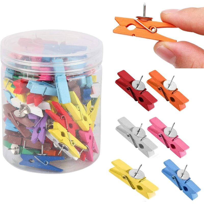 Image of Set of 30 push pins with&hellip;