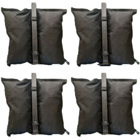 Set of 4 ballast bags for gazebos, to be filled with sand. Water and wear resistant, up to 8 kg per bag.