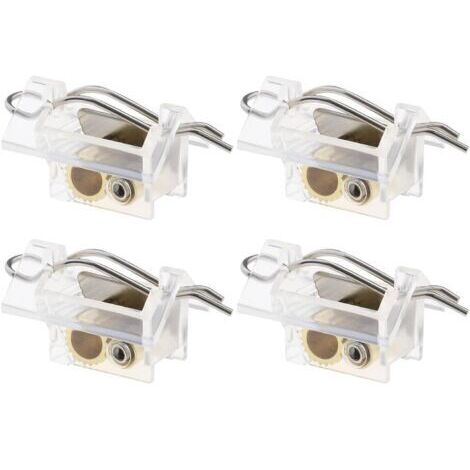 Set of 4 blinds with cord – auxiliary mechanism – spare parts for blinds – interior decoration elements – decorative accessories – transparent