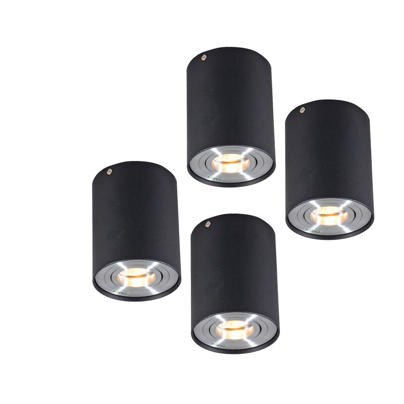 Image of Set of 4 Ceiling Spotlights Rondoo&hellip;