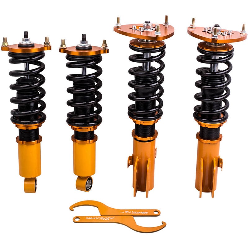 Set Of 4 Coilovers Shocks For Subaru Legacy 2005-2009 Bl Bp Suspension Springs