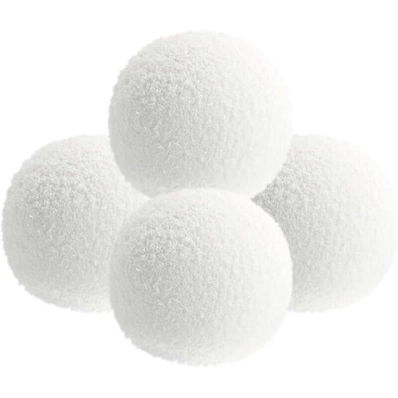 Tehtuy Set Of 4 Foam Removal Balls, Reusable Oil-absorbing Sponges, Floating For Spa, Pool And Hot Tub.