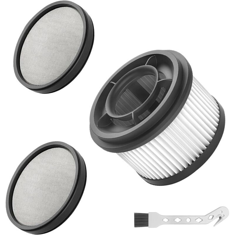 Set of 4 HEPA pre-filters for Dreame T10 / T20 / T30 Pro for Xiaomi G9 / G10 vacuum cleaners - Washable replacement parts - 3 HEPA filters - 1