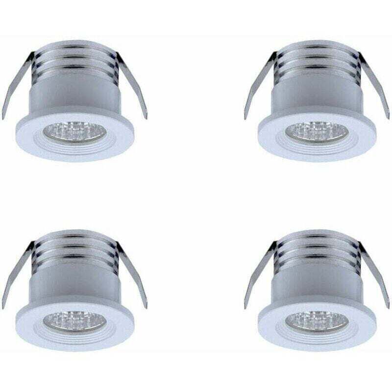 Image of Set of 4 mini recessed LED&hellip;
