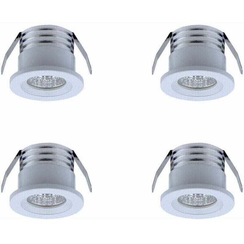 Image of Set of 4 mini recessed LED&hellip;