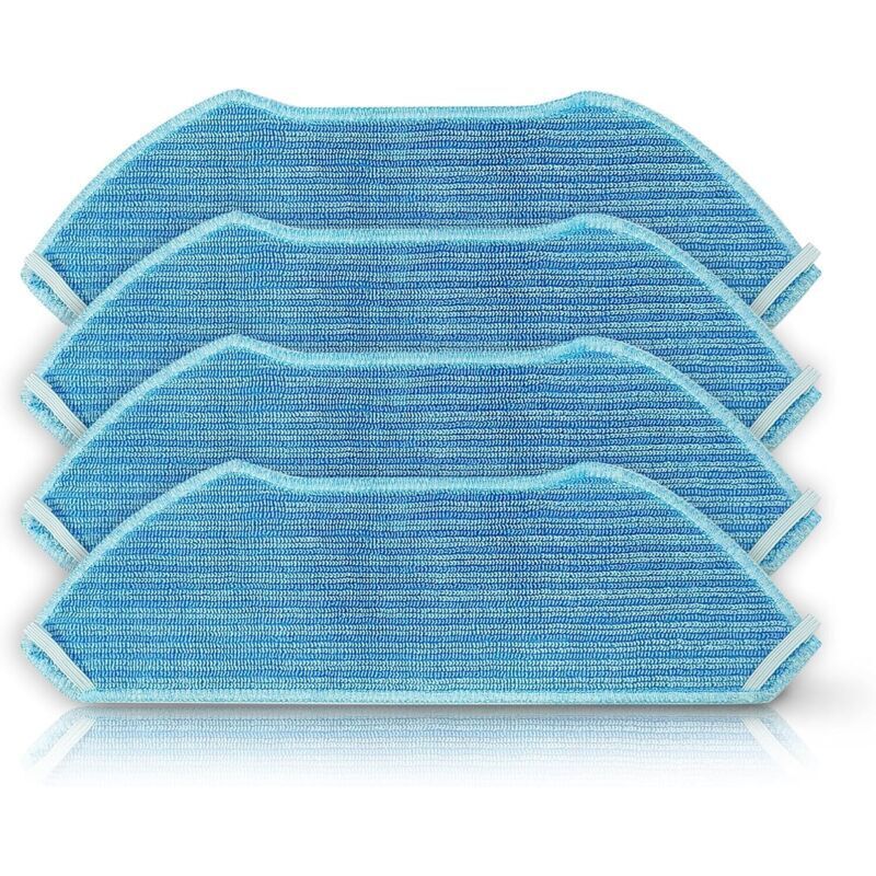 Set of 4 Mop Pads for Lefant M1 / M2 / M2 Pro / M2S / M2S Pro /M2 Plus/ U180 / OKP K8 Robot Vacuum Cleaner.