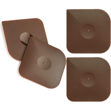 Set of 4 nylon and cast iron pan scrapers - Multifunctional - Stoneware scraper for kitchen and home