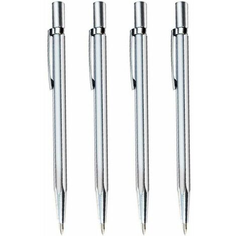 Set of 4 pens Tungsten carbide tip Engraving Stainless steel Ceramic Glass