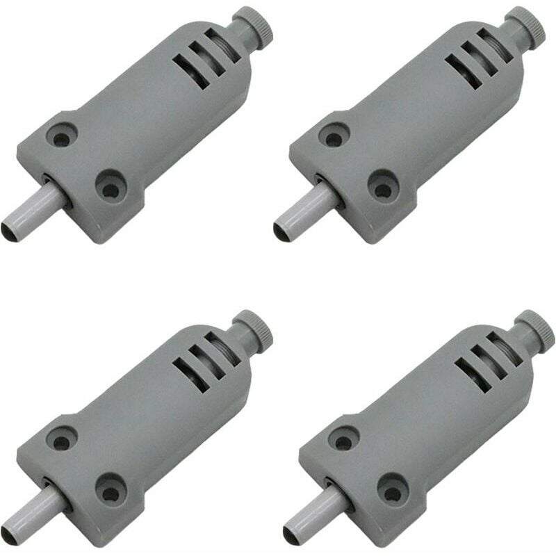 Set of 4 plastic furniture door dampers Touch Latch buffer closure for cabinet doors Case Drawer Push to Open System hinge, anti-collision, shock