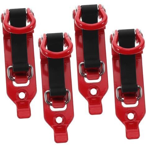 Set of 4 shovel carriers, roof rack, truck accessories for firefighter equipment and tools, universal zinc fixings