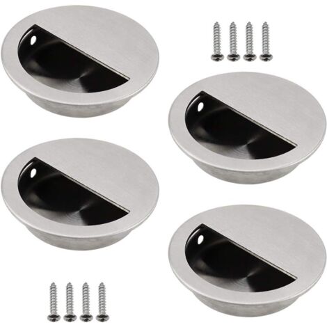 Sliding Door Handles, Recessed Handles Brushed Stainless Steel Sliding ...