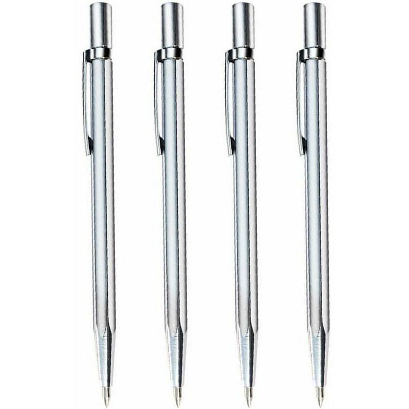 Set of 4 Tungsten Carbide Tip Pens Engraving Stainless Steel Ceramic Glass