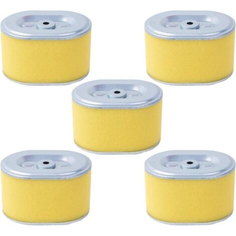 Set of 5 Air Filters with Pre-filter for Honda GX160 GX200 GX140, Air Filter Fits 5hp, 5.5hp, 6hp Engine Replacement Parts 17210 ZE1 505