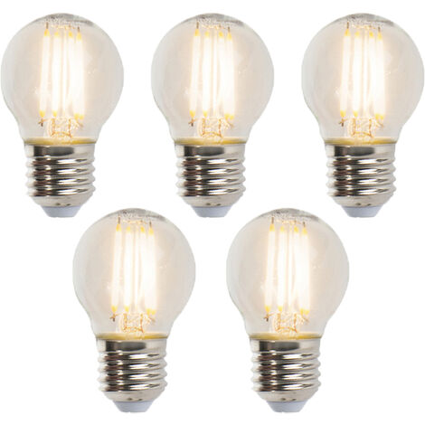 LED Filament Amber P45 4,5W E14 360lm Dimmable