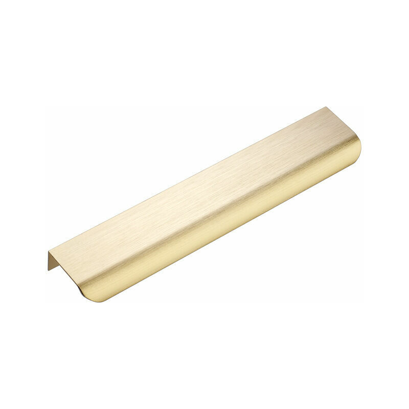 Set of 5 Gold Furniture Handles, Gold Kitchen Furniture Handle - Gold Profile Handle, Drawer Handle, Brushed Brass, Aluminum Alloy, Center Distance