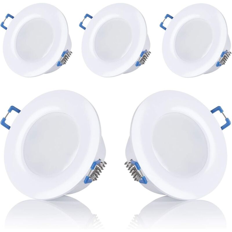 Image of Set of 5 led recessed bathroom&hellip;