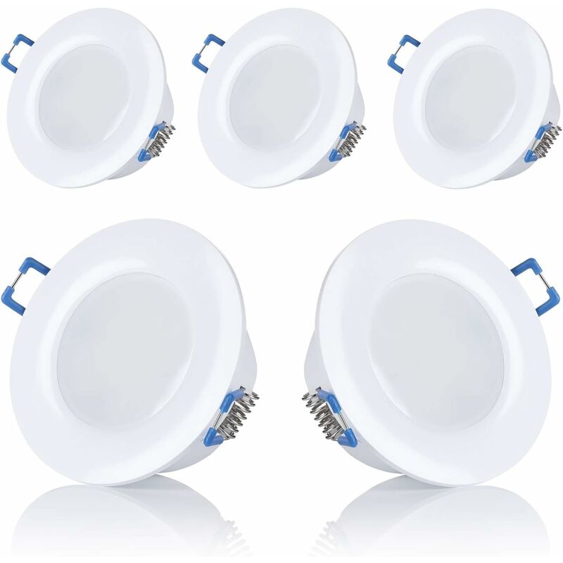 Image of Set of 5 led spotlights, recessed,&hellip;