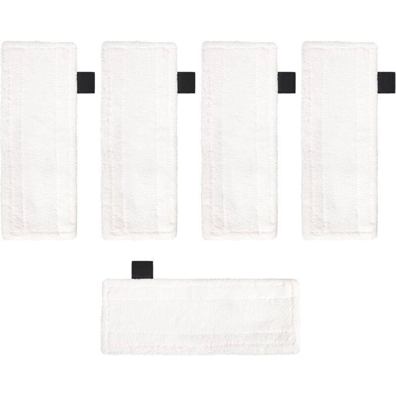 Set of 5 microfiber pads compatible with Karcher EasyFix SC2 SC3 SC4 SC5 steam cleaners, replacement pads for steam mops, cleaning accessories