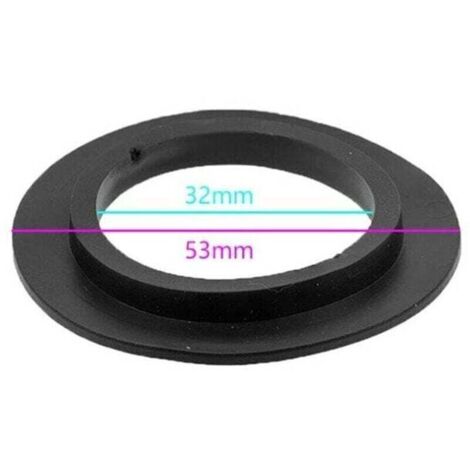 Set of 5 sealing gaskets for bathtub drain, sink, bathroom sink, lip seal, rubber gasket for basket strainer
