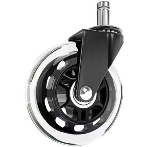 Set of 5 Wheels, 50 kg, Black