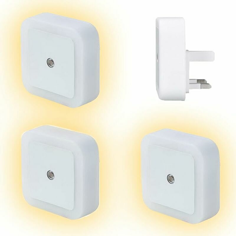 [Set of 6] Children's Plug-in Night Light - Automatic Day/Night Motion Sensor LED Night Light for Wall Plug-in, Dusk-to-Dawn Photoelectric Cell Lamp