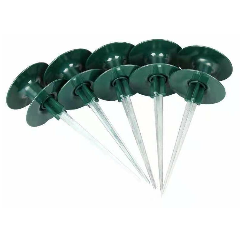 Set of 6 Garden Hose Guides with Stake in Green 25.5 x 9.5 cm