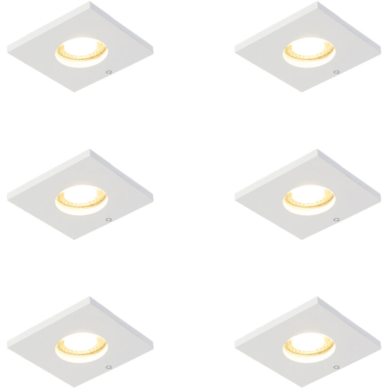 Image of Set of 6 Modern Bathroom Recessed&hellip;
