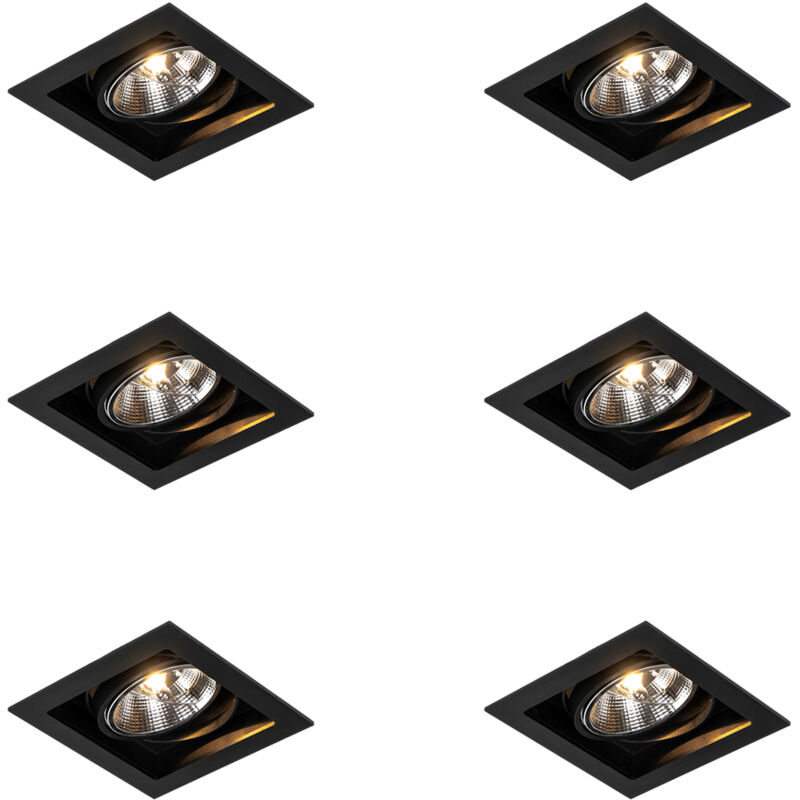 Image of Set of 6 Modern Recessed Spotlight&hellip;