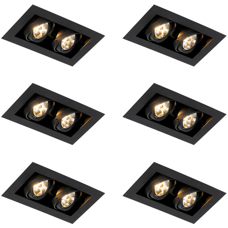 Image of Set of 6 Modern Recessed Spotlights&hellip;