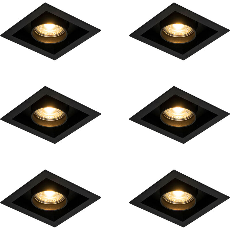 Image of Set of 6 Modern Recessed Spotlights&hellip;